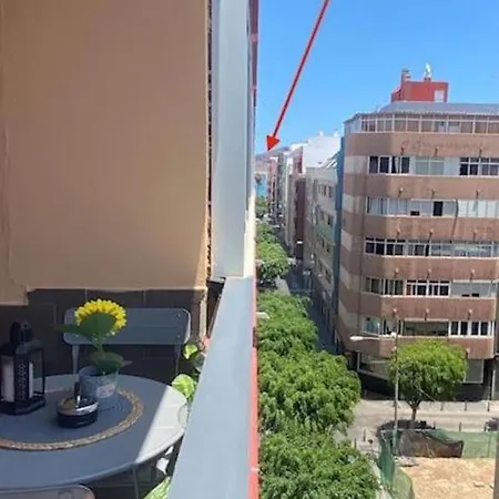 2 Min Dalla Loft Terrazza Casa Gialla * 大加那利岛拉斯帕尔马斯