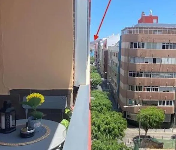 2 Min Dalla Loft Terrazza Casa Gialla * לאס פאלמס דה גראן קנאריה